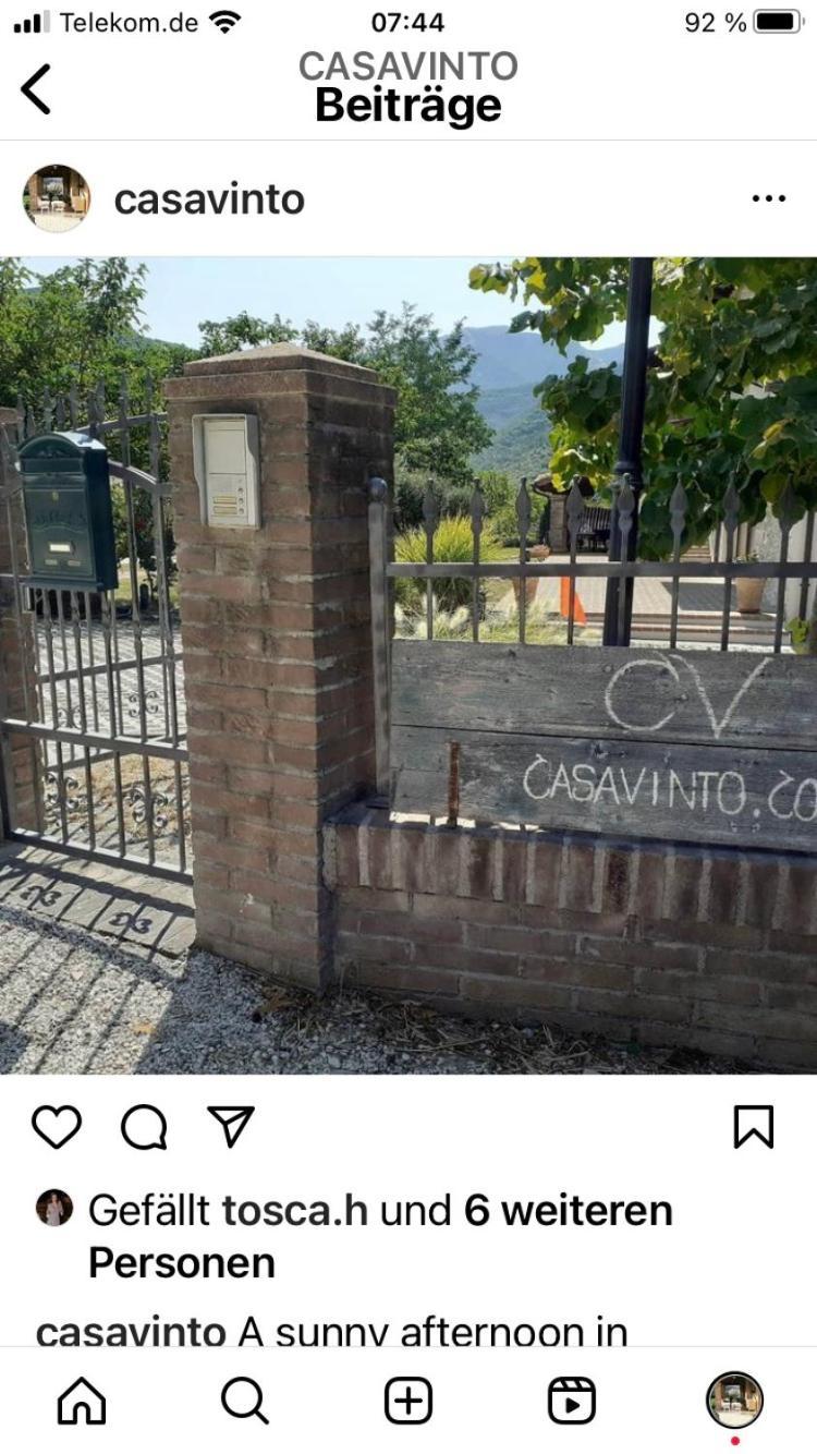 Casa Vinto Hotell Cagli Eksteriør bilde